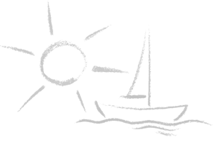 Sonne Segelboot